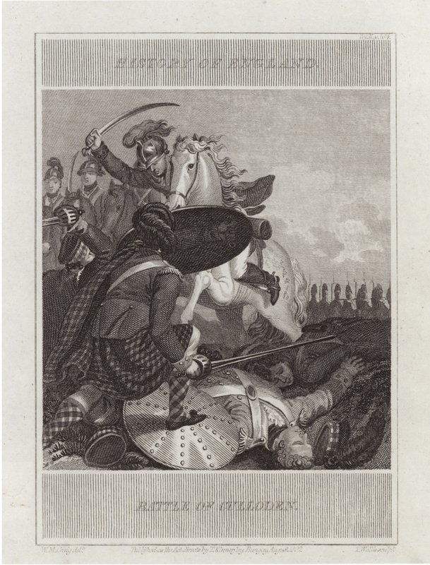 Slag bij Culloden door William Marshall Craig