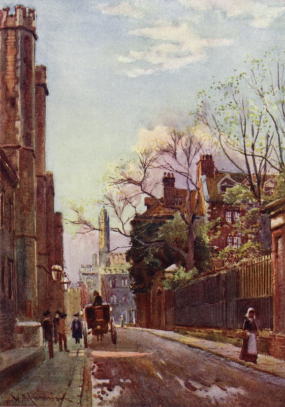 Queens Lane, de Locatie van de oude Mill Street door William Matthison