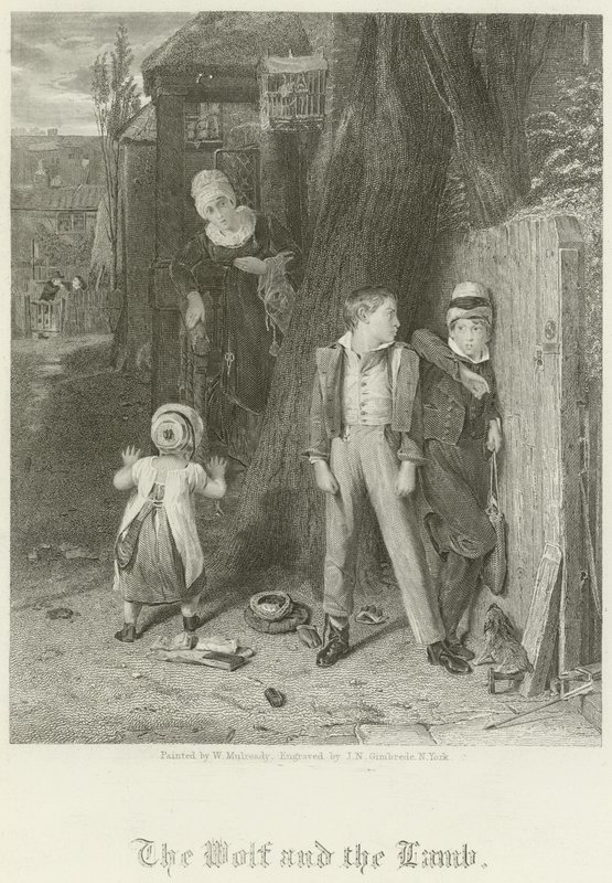 De Wolf en het Lam door William Mulready