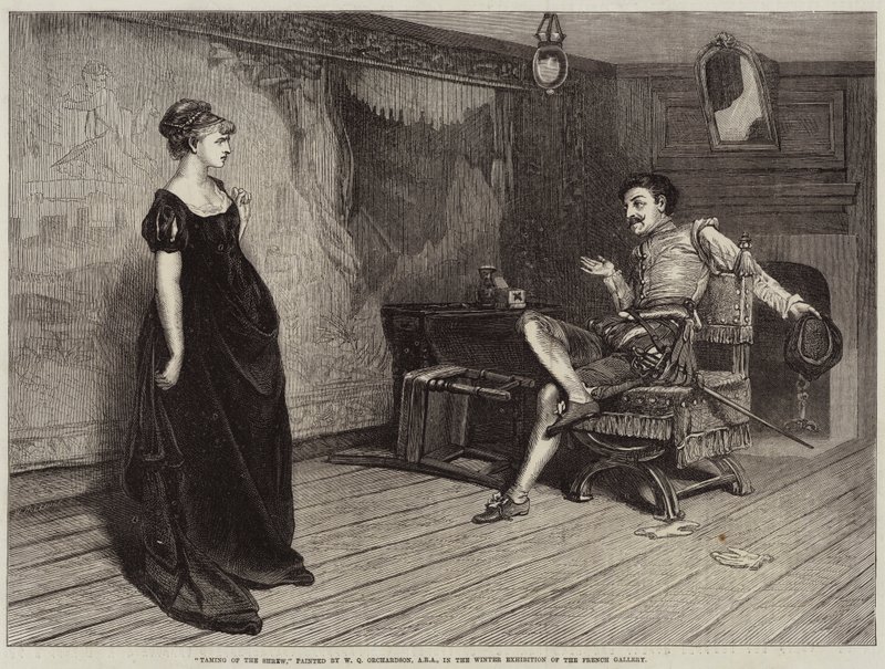 Het Temmen van de Feeks door William Quiller Orchardson