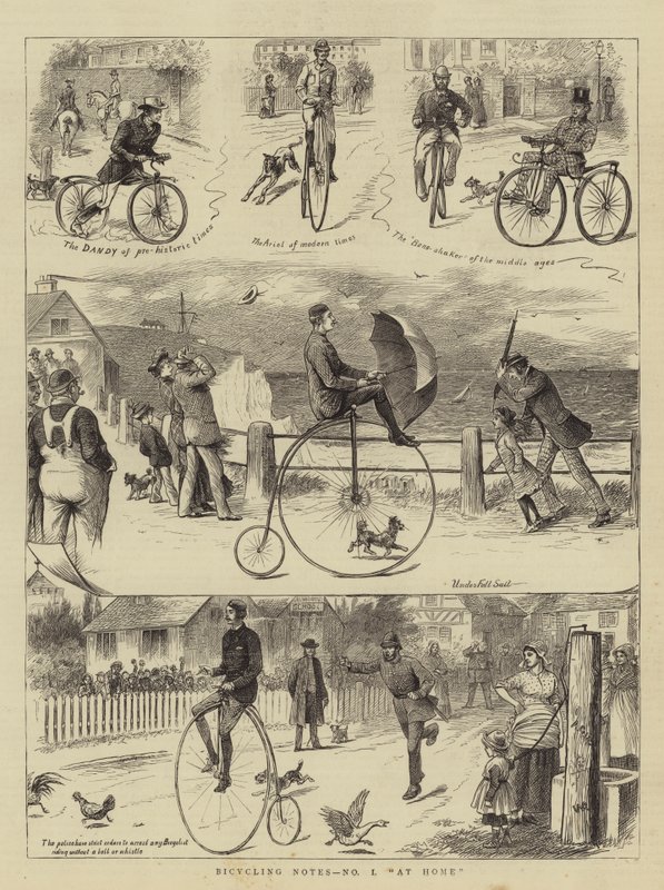 Fietsaantekeningen, nr. I, Thuis door William Ralston