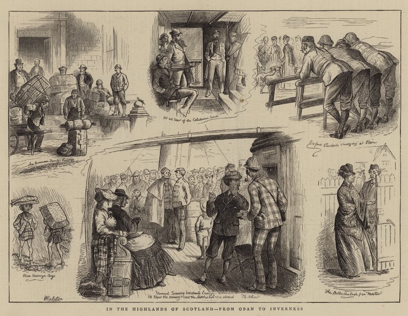 In de Hooglanden van Schotland, van Oban naar Inverness door William Ralston