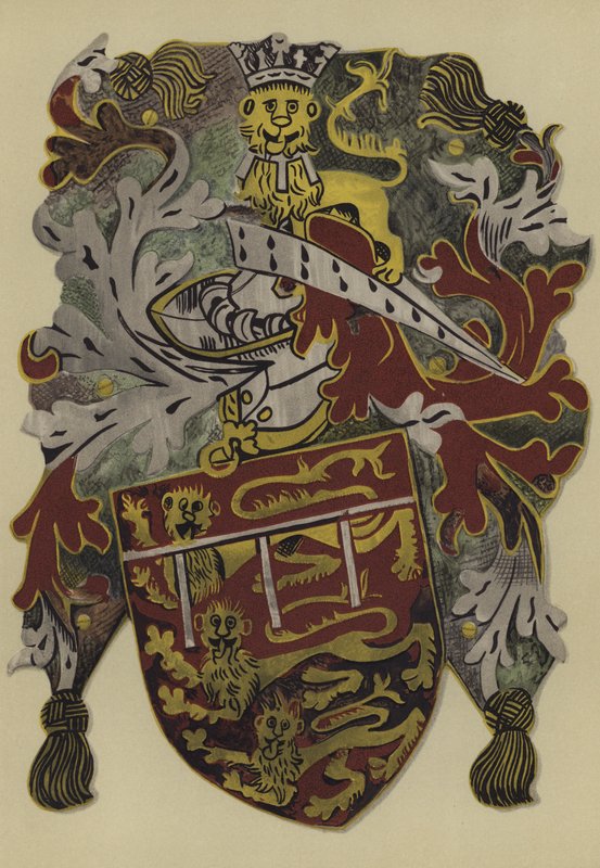 Sir John Mowbray, graaf van Surrey en Warenne, hertog van Norfolk en graaf maarschalk, 1472-1475-6 (chromolitho) door William St John Hope