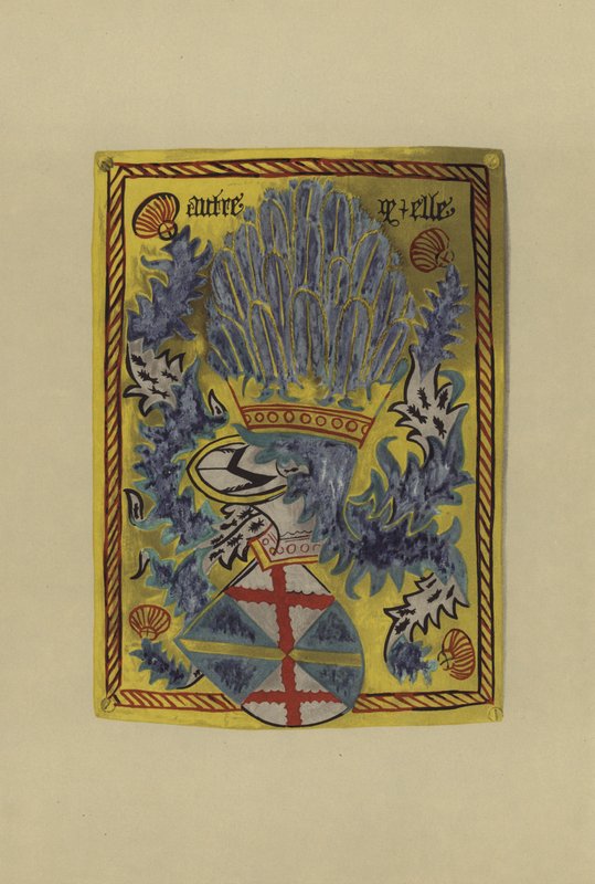 Sir John le Scrope, lord Scrope van Bolton, 1461-1498 (chromolitho) door William St John Hope