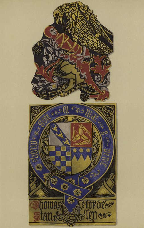 Sir Thomas Stanley, lord Stanley, graaf van Derby, 1483-1504 (chromolitho) door William St John Hope