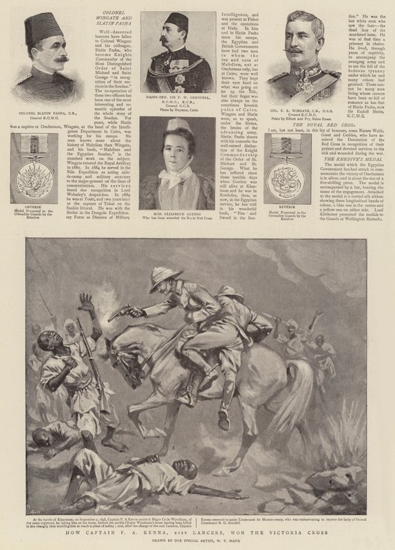 Hoe Kapitein P A Kenna, 21st Lancers, het Victoria Cross won door William T. Maud