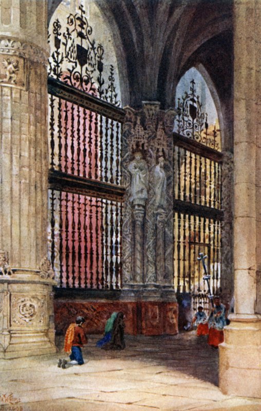 Burgos, de Capilla Mayor door William Wiehe Collins