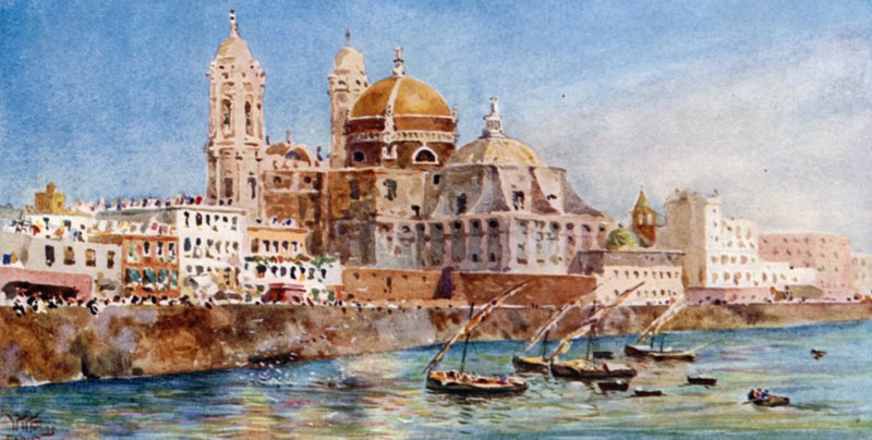 Cadiz door William Wiehe Collins