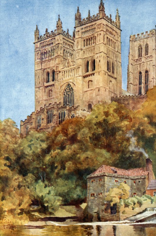 Durham, de Westelijke Torens door William Wiehe Collins