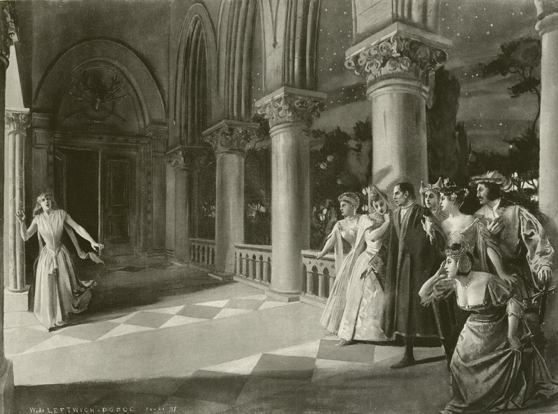Lucia di Lammermoor, Act III scène vi door William de Leftwich Dodge