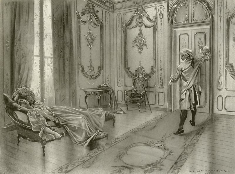 Het huwelijk van Figaro, Act I scene ix door William de Leftwich Dodge