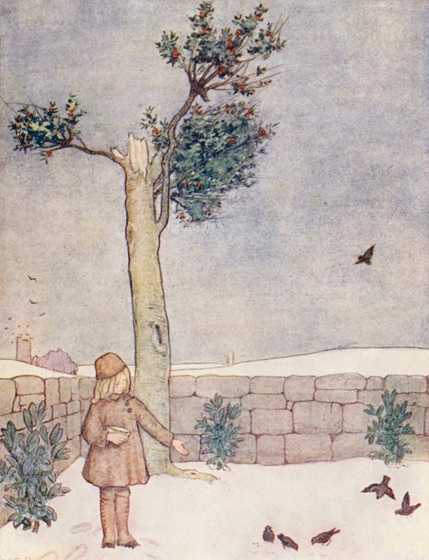 Kinderboek over Tuinieren: Januari door Winifred Cayley Robinson