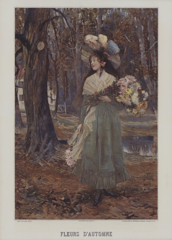 Herfstbloemen door after Aime Nicolas Morot