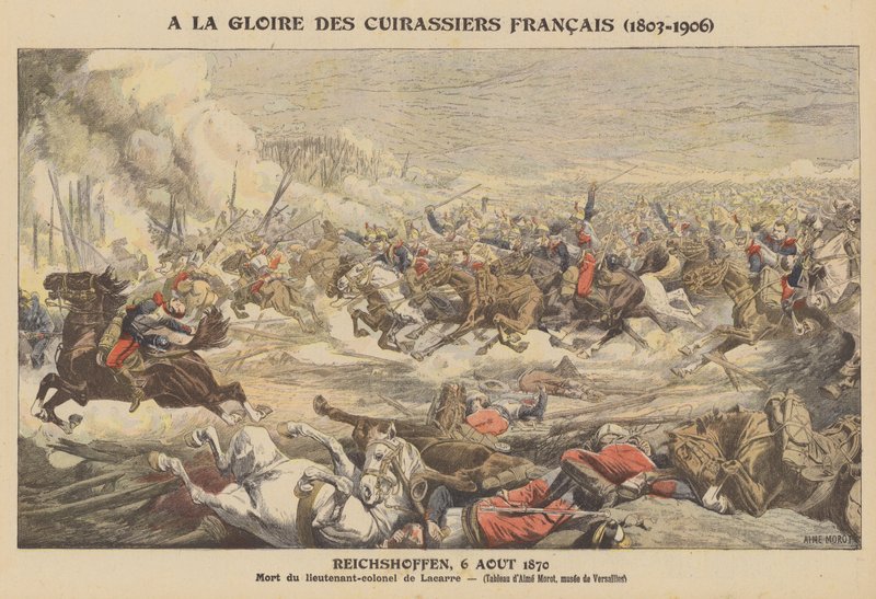 Tot de glorie van de Franse Cuirassiers (1803-1906) door after Aime Nicolas Morot