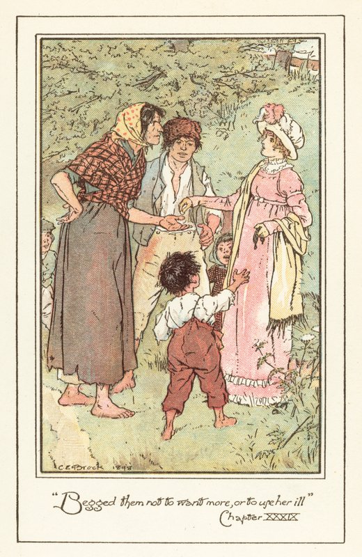 Illustratie voor Jane Austens Emma door after Charles Edmund Brock