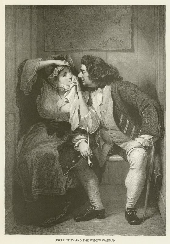 Oom Toby en weduwe Wadman door after Charles Robert Leslie