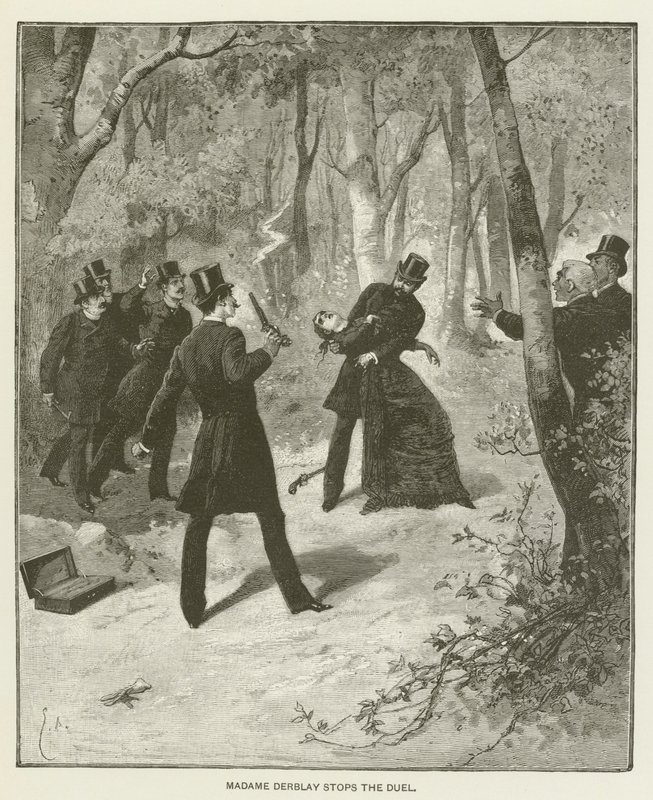 Madame Derblay stopt het duel door after Emile Antoine Bayard