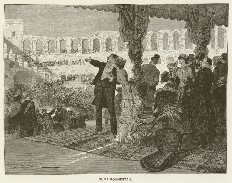 Numa Roumestan door after Emile Antoine Bayard
