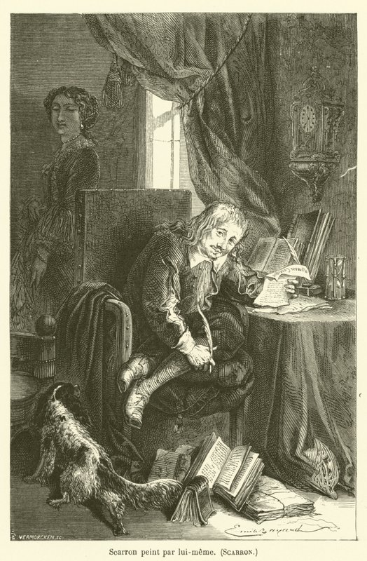 Scarron geschilderd door zichzelf, Scarron door after Emile Antoine Bayard