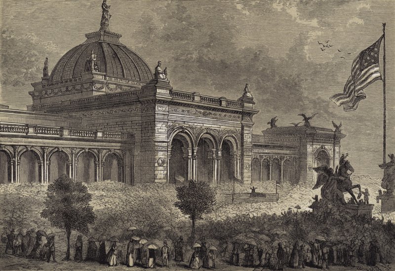 Opening van de Centennial Exhibition, 10 mei 1876 door after Felix Octavius Carr Darley
