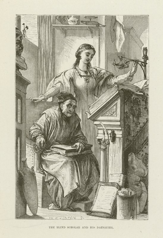 Illustratie voor Romola door George Eliot door after Frederic Leighton