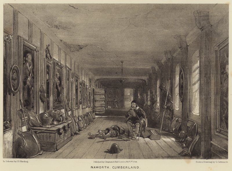 Naworth, Cumberland door after George Cattermole