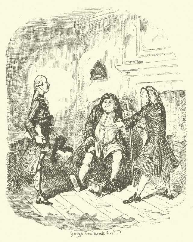 Illustratie voor Tristram Shandy door after George Cruikshank