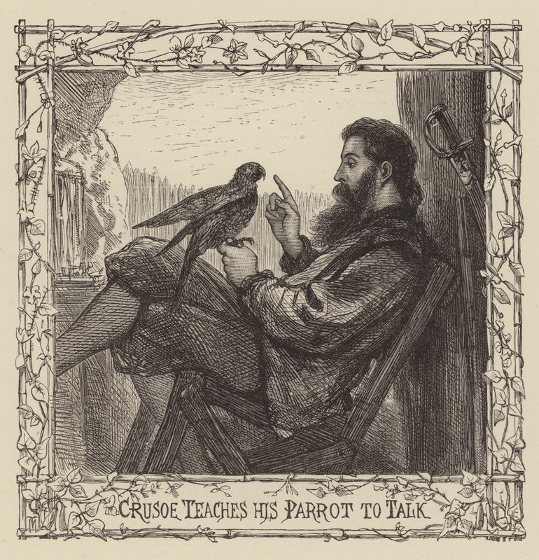 Robinson Crusoe door after George Housman Thomas
