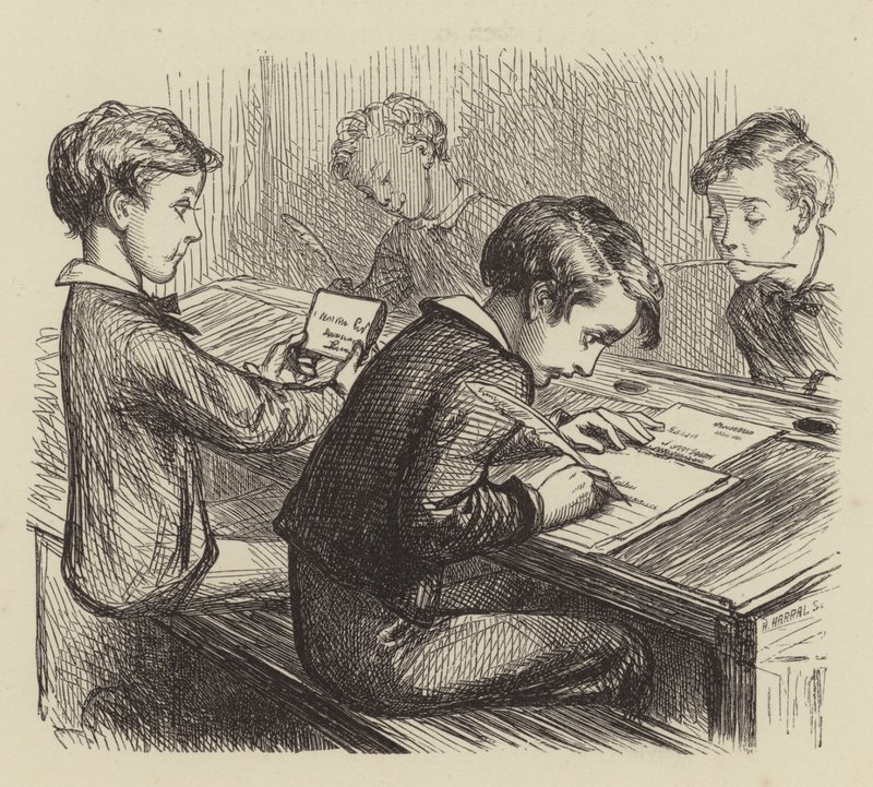 De Brief naar Huis door after George Housman Thomas