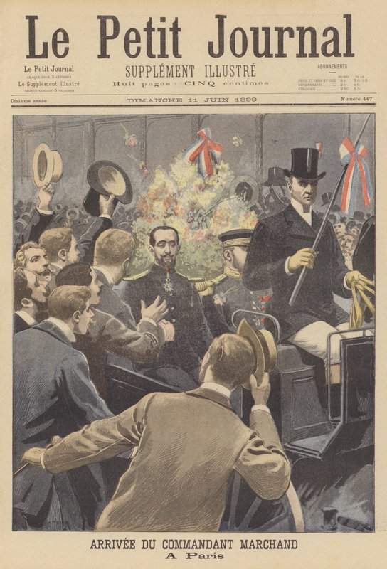 Aankomst van Majoor Marchand in Parijs door after Henri Meyer