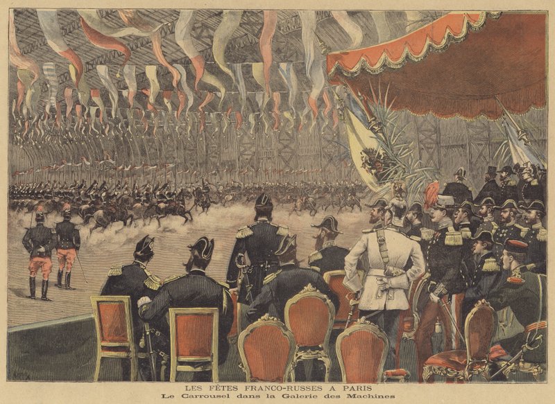 Vieringen in Parijs ter herdenking van de Frans-Russische alliantie door after Henri Meyer