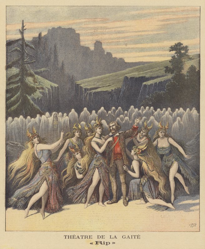 Rip, operette in het Théâtre de la Gaîté door after Henri Meyer