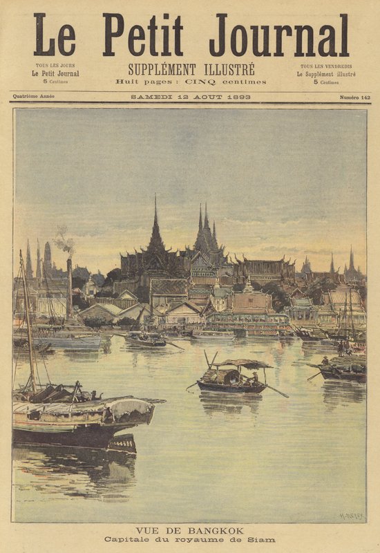Uitzicht op Bangkok door after Henri Meyer