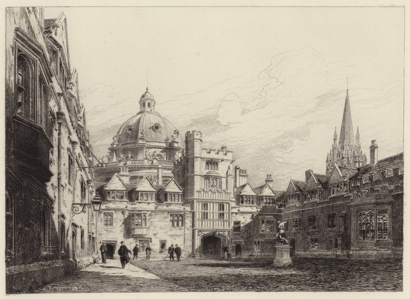 Brasenose College door after Henri Toussaint