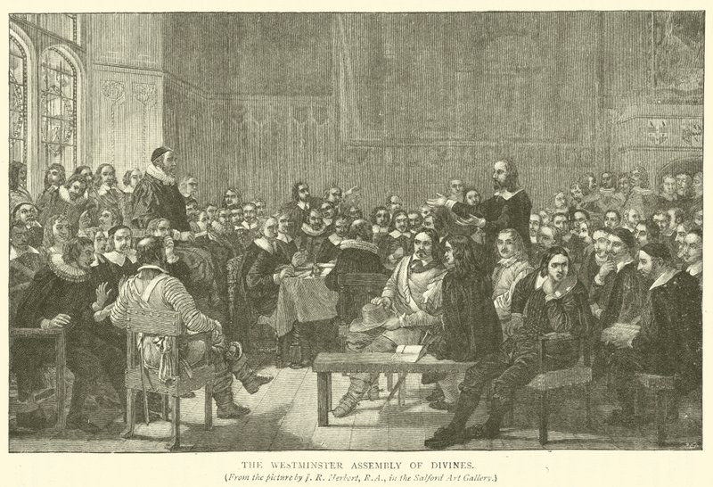 De Westminster Vergadering van Godgeleerden door after John Rogers Herbert