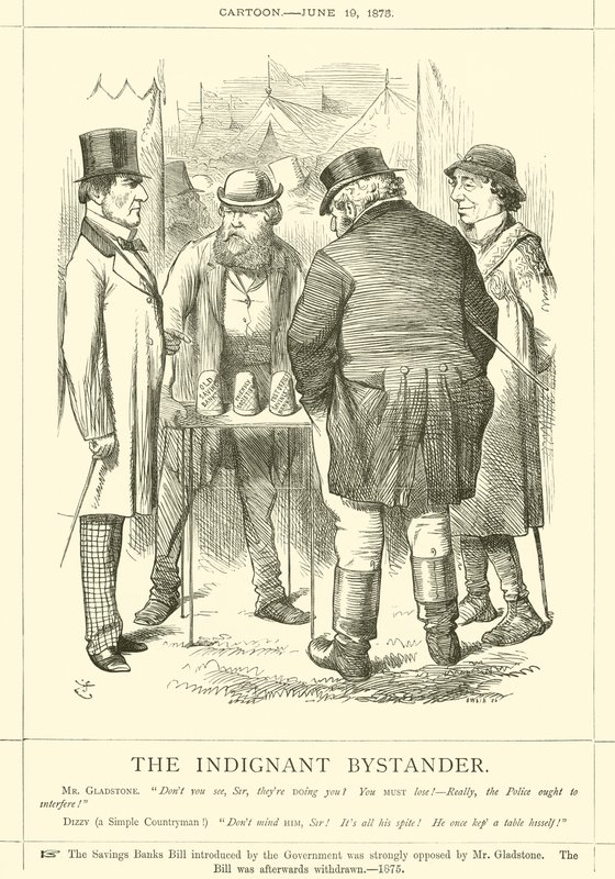 De Verontwaardigde Omstander door after John Tenniel
