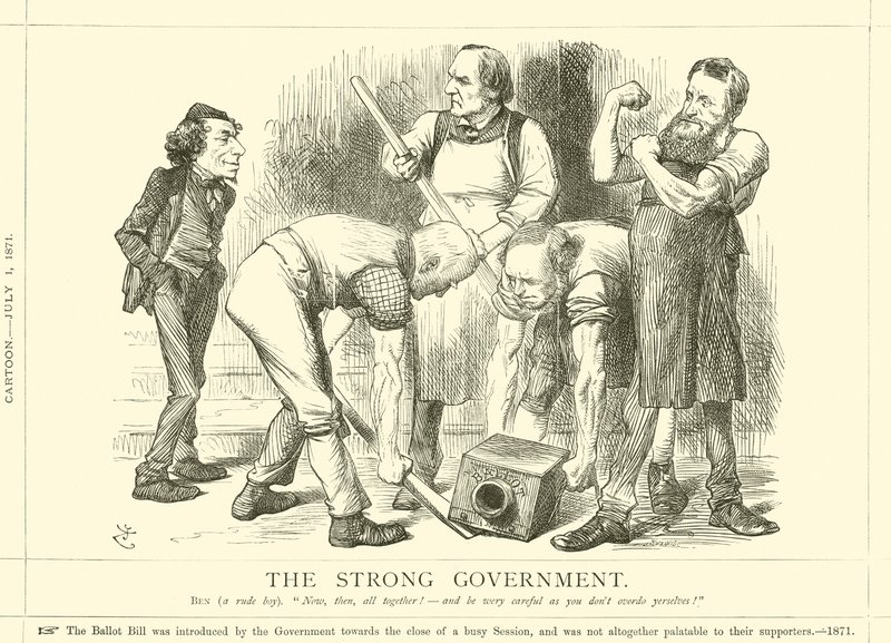 De Sterke Regering door after John Tenniel