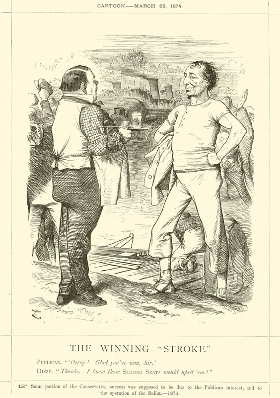 De Winnende Slag door after John Tenniel