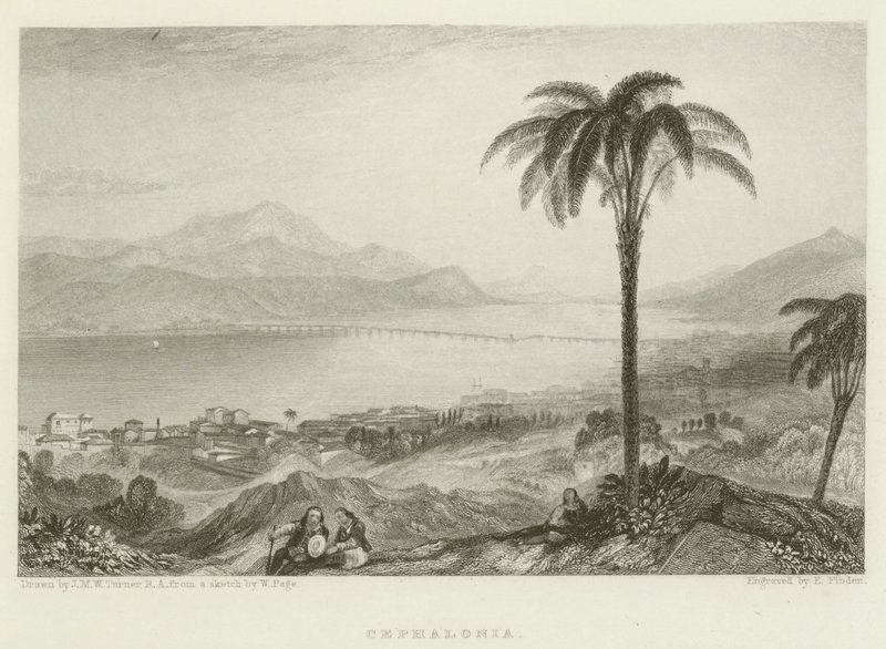 Cephalonia door after Joseph Mallord William Turner