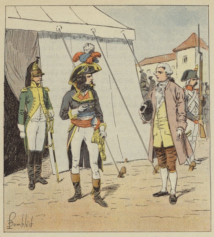 Het is te laat, zei de opperbevelhebber terwijl hij op zijn horloge keek door after Louis Charles Bombled