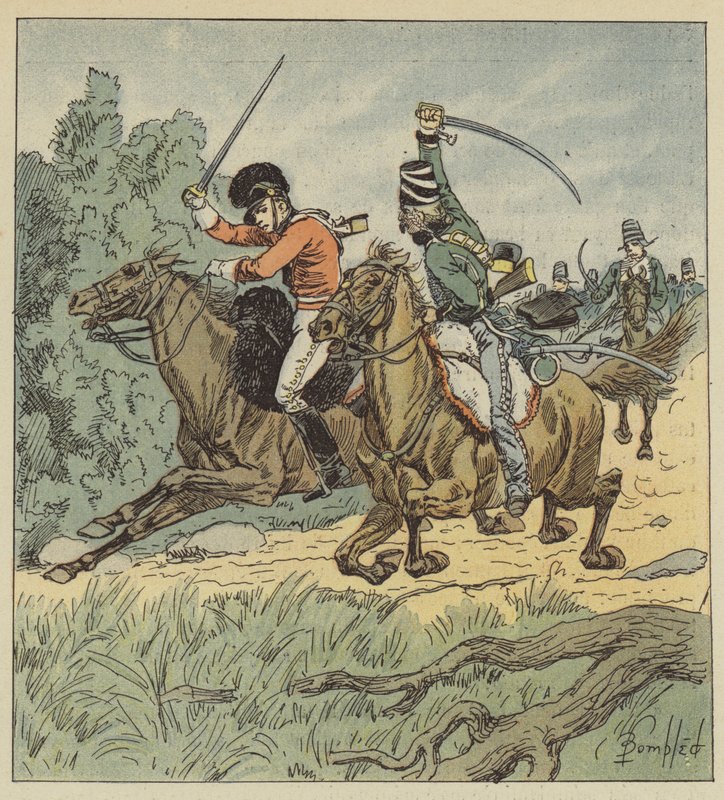 Hij had veel gevochten tegen de onzen in Vlaanderen, hij droeg de sporen ervan door after Louis Charles Bombled