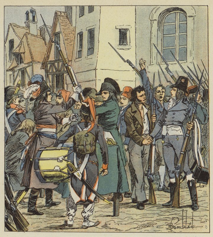 De hele natie greep naar de wapens door after Louis Charles Bombled