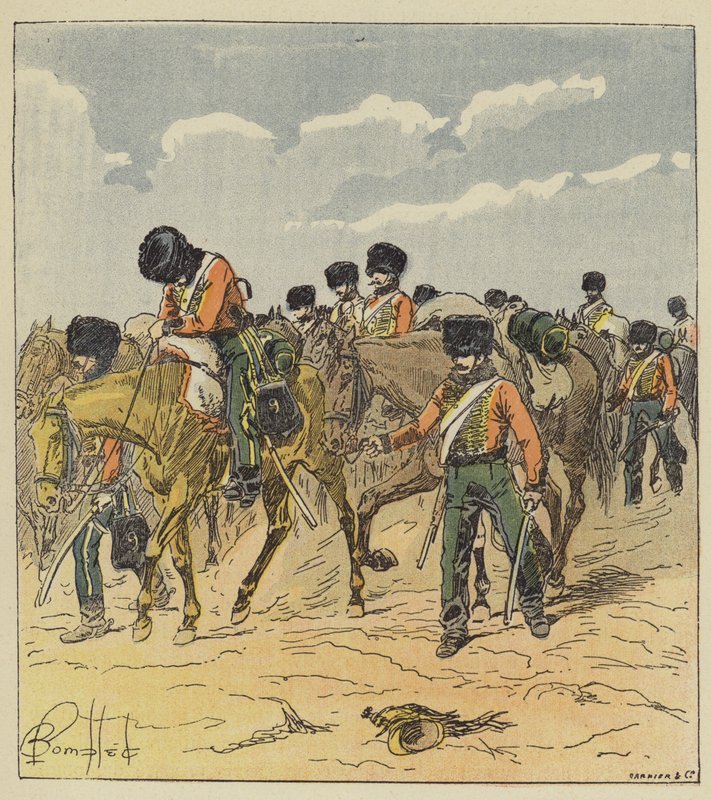 Het leger stak dit gebied met moeite over door after Louis Charles Bombled