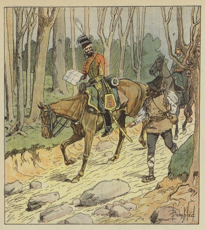 Generaal Stengel was een uitstekende huzarenofficier door after Louis Charles Bombled