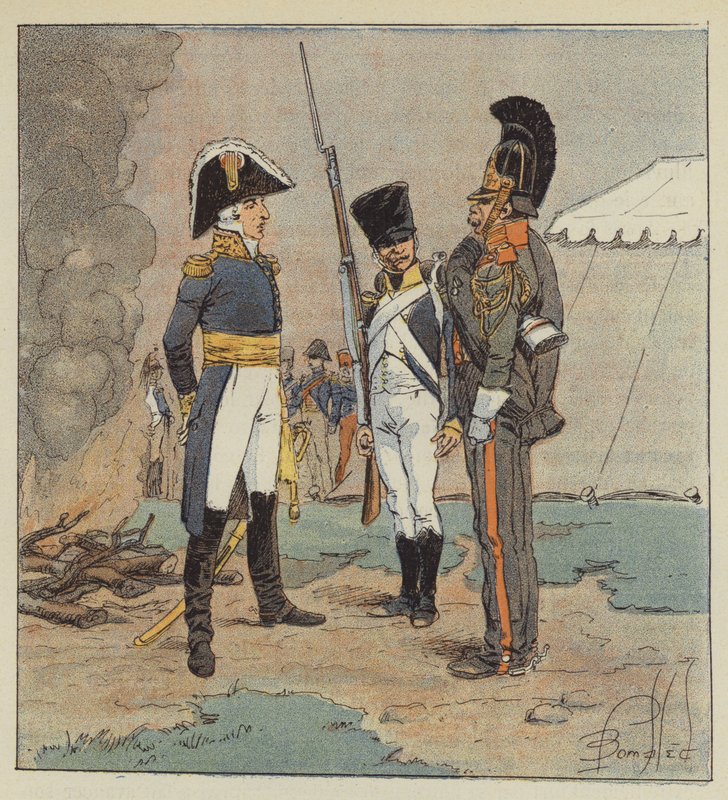 Maarschalk Augereau, hertog van Castiglione door after Louis Charles Bombled
