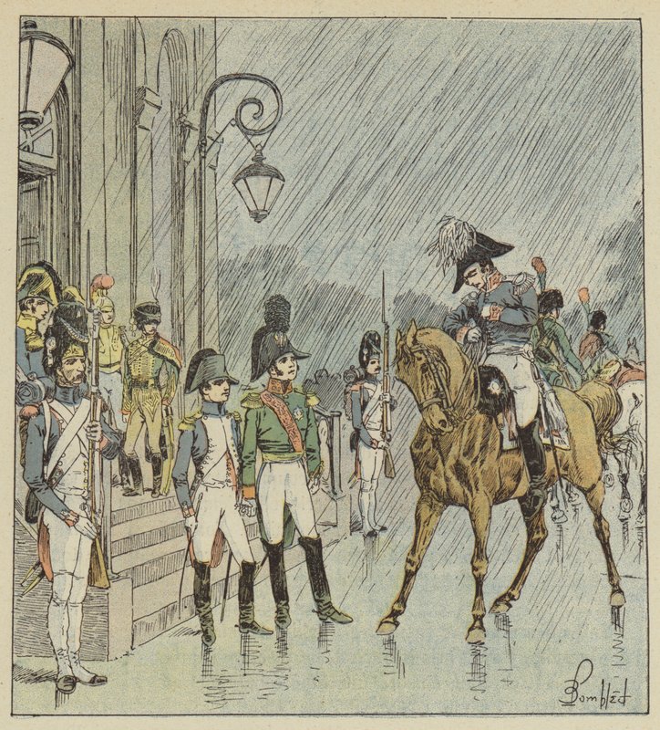 De twee keizers werden nat vanwege hem door after Louis Charles Bombled