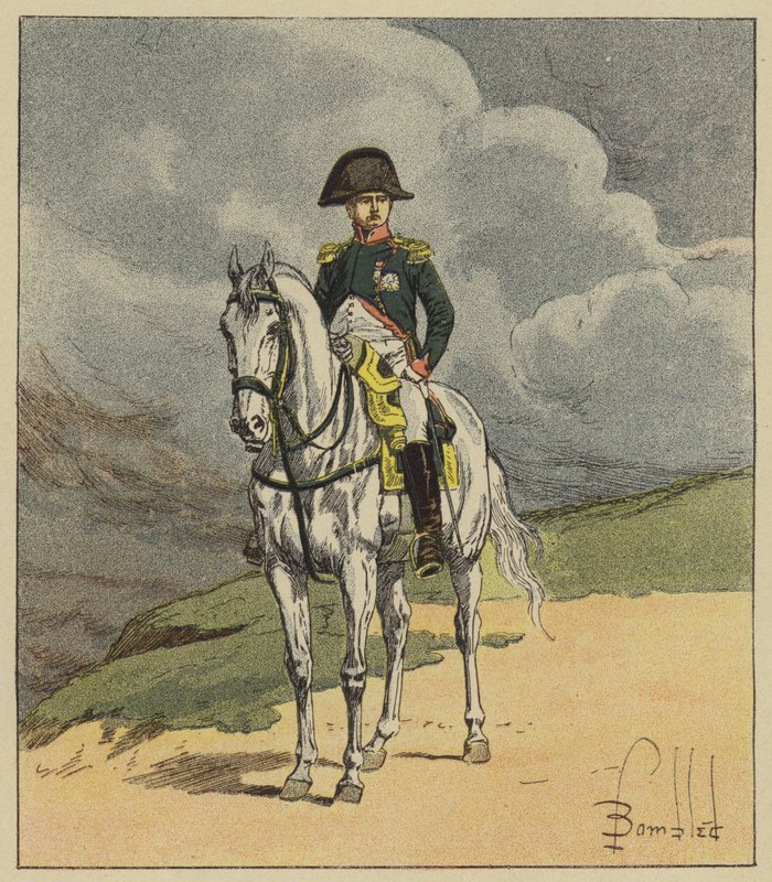 Napoleon Bonaparte door after Louis Charles Bombled