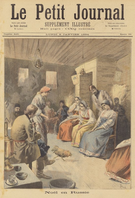 Kerstmis in Rusland door after Oswaldo Tofani