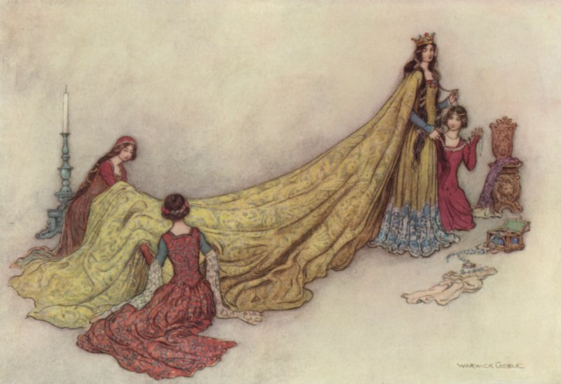 Geoffrey Chaucer, Het Verhaal van de Klerk door after Warwick Goble