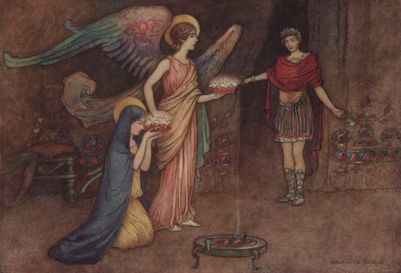 Geoffrey Chaucer, Het Verhaal van de Tweede Non door after Warwick Goble